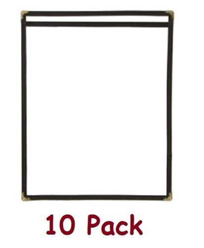 ChefLand (10) Single Menu Cover, Black Trimming, 8.5