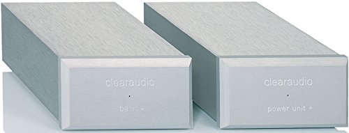 Clearaudio Basic Plus MM/MC Dual-Chassis High-Performance Phono Preamp, Silver Basic+