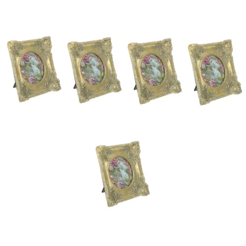 Cadre photo vintage de table MAGICLULU lot de 5 pour bureau et maison - 2
