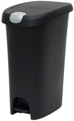 12-Gal. Lid Lock Step-On Wastebasket [Set of 4]
