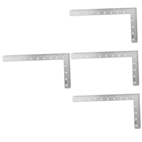 Règle d'angle en acier inoxydable durable pour traçage géométrique précis