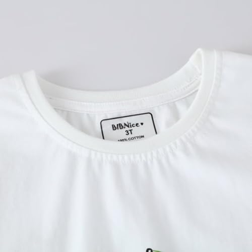 Image of Toddler Boy Clothes Kids Summer Cotton Outfits Shirt Short Sets Size 2-7