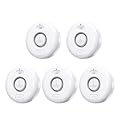 fansitc Water Leak Detectors 5 Pack, 120dB Loud Water Leak Sensor, Fansitc Wireless Water Leakage Alarm, IP66 Waterproof Water Alarm Sensor Device for Home Bathroom, Sink, Laundry, Window, Floods