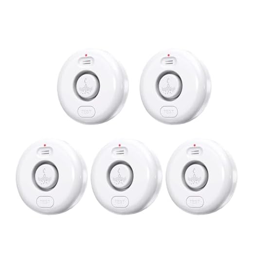 fansitc Water Leak Detectors 5 Pack, 120dB Loud Water Leak Sensor, Fansitc Wireless Water Leakage Alarm, IP66 Waterproof Water Alarm Sensor Device for Home Bathroom, Sink, Laundry, Window, Floods