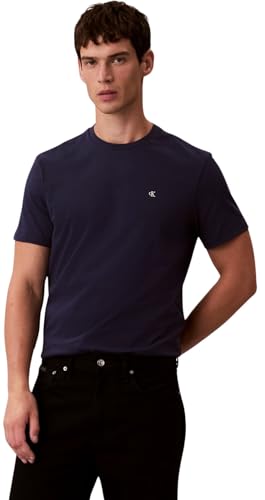 Calvin Klein Jeans Tee Shirt Classic Monogram wfw Maritime Blue M