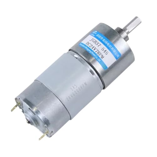 Motor de engranaje de CC de 24V, 12V, 37mm, JGB37-545 de alta potencia de torsión, motor pequeño, microengranaje, regulación de velocidad, motor de engranaje de CC de baja velocidad(107rpm,24V only Mo