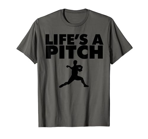 Life's a Pitch Funny Baseball Pitcher Life's a Pitch T�V���c