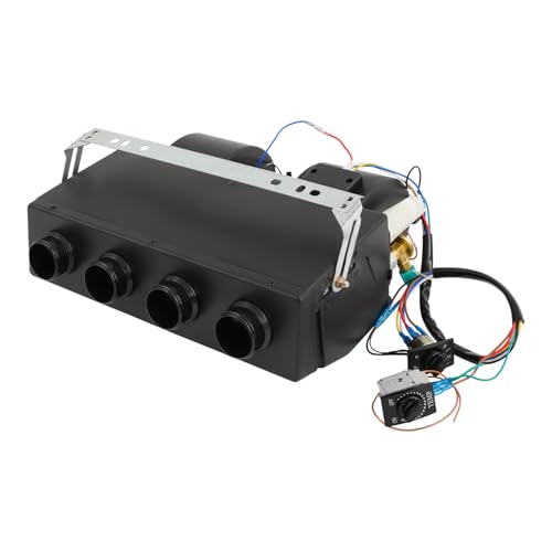 80W Universal Air Conditioning Evaporator, 3 Levels Adjustable Wind Speed Automotive Air Conditioning Evaporator Kit for Cars, RVs, Trucks, Agricultural Vehicles (24V)