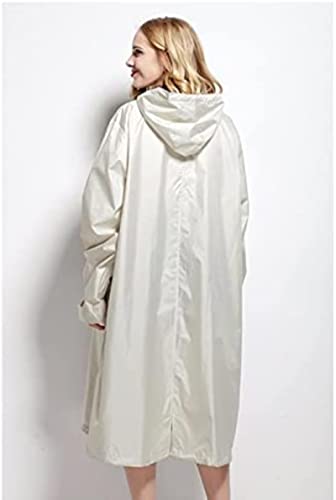 Chubasquero con capucha mujer impermeable largo transpirable para exterior 5