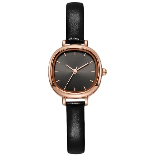Montres femmes analogique quartz avec bracelet en cuir étanche RORIOS
