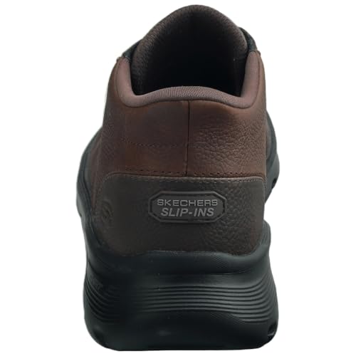 Skechers Herren Arch FIT Garza Ridley Stiefel, Red Brown Leather/Synthetic, 42.5 EU – Ansicht 5