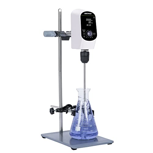 Electric Overhead Stirrer Mixer with Stand and LCD Display