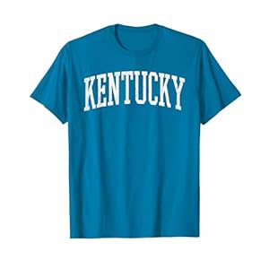 Mens Womens Kids Varsity Distressed Kentucky T-Shirt