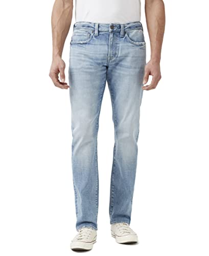 Jean Straight Six Buffalo David Bitton homme fini les pantalons serrés indigo