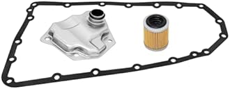JF011E CVT Transmission Filter Kit Fit for Nissan Altima Juke NV200 Rogue Sentra Mitsubishi Lancer Outlander Jeep Compass Dodge Patriot Caliber Replace 31728-1XF03 31728-1XF0A 31728-1XF02 5191890AA