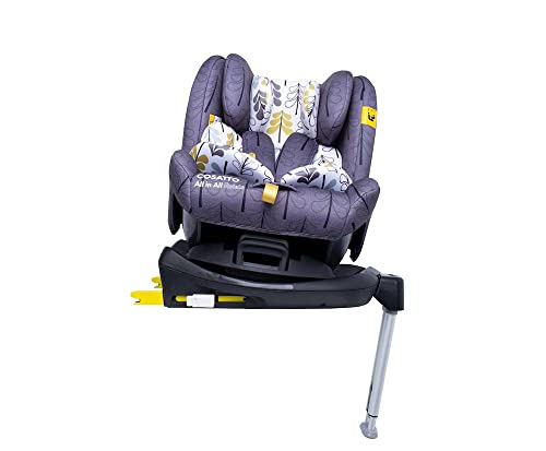 Cosatto All in All Rotate 360° Swivel Spin Car Seat - Group 0+123, 0-36 kg, 0-12years, ISOFIX, ERF, Anti-Escape (Fika Forest)