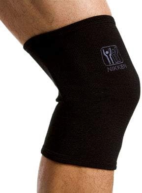 XL Black Knee Compression Sleeve Item 1844 Elastic Support for Pain Relief Knee Brace for Sports Like Basketball Running Gym Workout Knee Brace for Men and Women Size XL