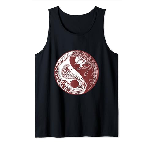 Cobra e Gru, Yin e Yang Chi-Gong Tai-Chi Yoga Qi Gong Canotta