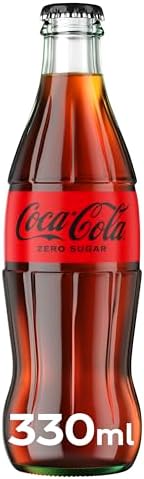 Coca-Cola Zero Glass Bottles 330ml (Pack of 24)