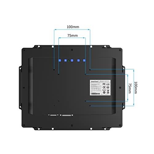 Image of GreenTouch 12.1 inch 10 Points Touch Front IK08 /IP65 Open Frame Touch Monitor Desktop or Wall Mountable Multi Point Touch 1024x768