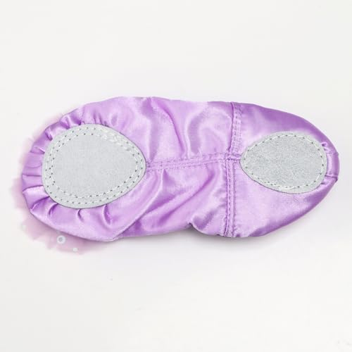 Girls Ballet Dance Shoes Princess Split Sole Dance Shoes Roll Up Slippers Ballroom Dance Shoes 7