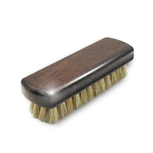 DOJA Barcelona Brosse pour Cuir - pour Un Nettoyage Efficace, Brosse Nettoyage Voiture Et Brosse Cuir Voiture - pour Un Entretien Optimal du Cuir, avec Brosse Textile Et Brosse Tapis Voiture