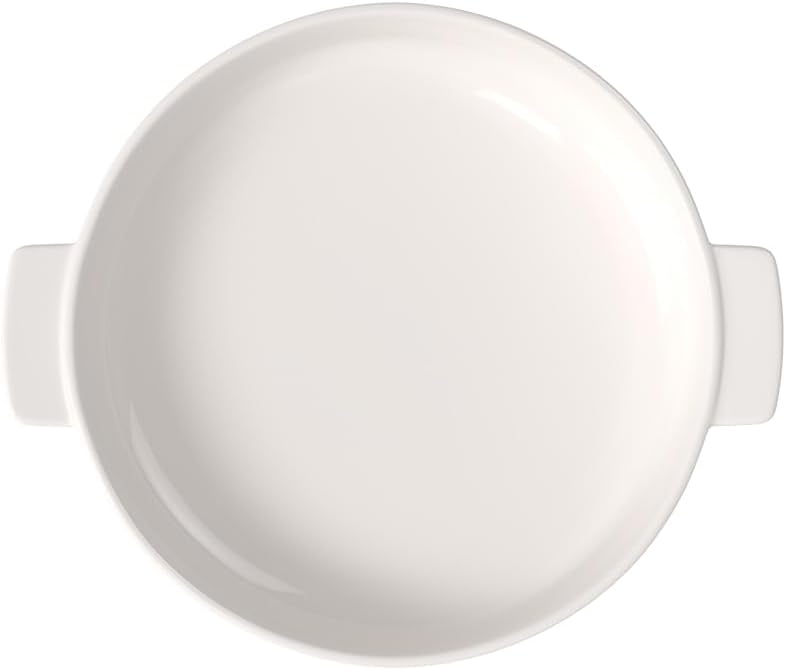Villeroy & Boch Clever Cooking Round Baking Dish, 11 in, Premium Porcelain, White