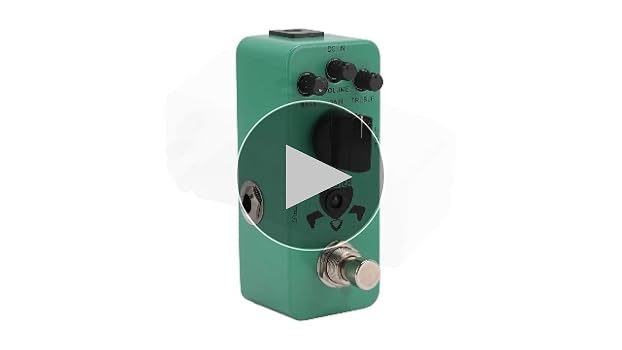 Yechiry Gain Distortion Guitar Pedal, Aluminum Alloy Housing