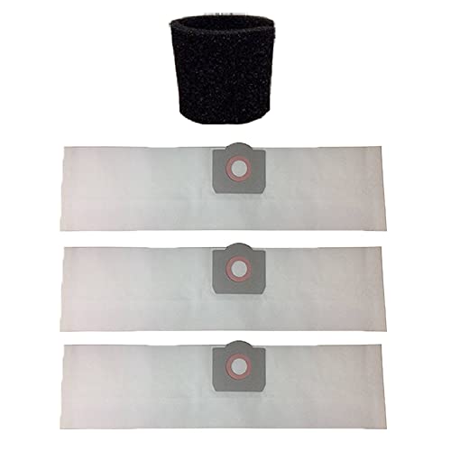 6 Sacos + Filtro Aspirador Arno AR12 Agua e Pó H2PO H3PO Coletor Refil
