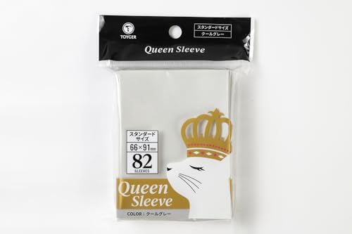 TOYGER Queen Sleeve 82枚入り ((Mサイズ) クールグレー)