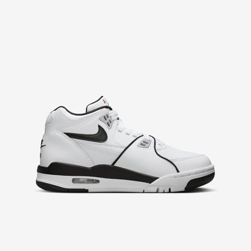 Nike Air Flight 89 Big Kids' Shoes (HF0406-102, White/Wolf Grey/Black) Size 6.53