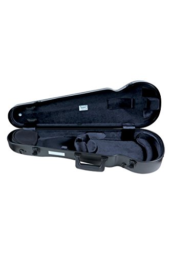 image for Bam France Bam L'Opera Contoured 4/4 Violin case, Black with Black Har