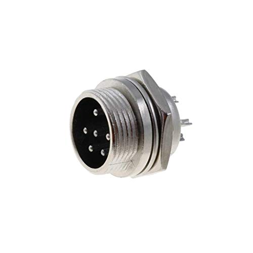 Mic336 Presa Per Microfono Maschio Pin: 6 Per Pannello