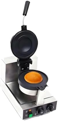 Electric Burger Sealer Machine & Commercial Hamburger Press, UFO Burger Maker with Adjustable Temperature, Non-Stick Panini & Waffle Maker for Kitchen & Restaurant (Double Head)