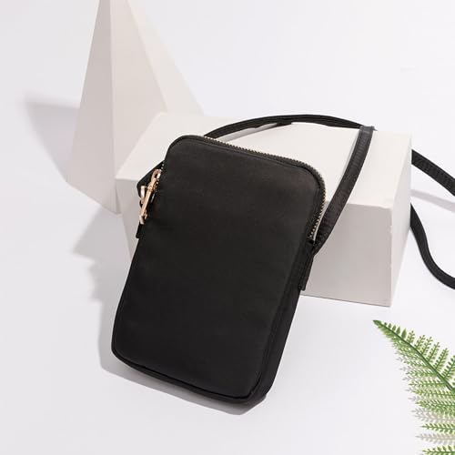 Small Crossbody Purse Zipper Cell Phone Bag Mini Shoulder Purse Wallet Smart Phone Wallet with Credit Card Solts4