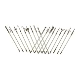 Variedad de modelos: con dieciocho diferentes mini brazos antiguos chinos de aleación incluidos, este conjunto ofrece una colección completa para fines de exhibición y aprendizaje, mini accesorio de fotografía de metal, mini adornos