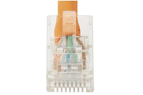 Cable de red Ethernet Cat 5E UTP 10ft Naranja miniatura 4