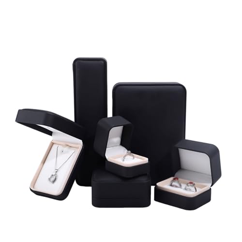 Boîte à bijoux anti-nœud pour collier, bracelet et boucles d'oreilles