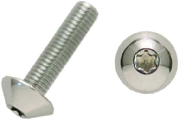 Technical Precision Replacement for Kenworth W900B Year 2005 Rockwood Chrome Stainless Steel Button Head Dash Panel Screw