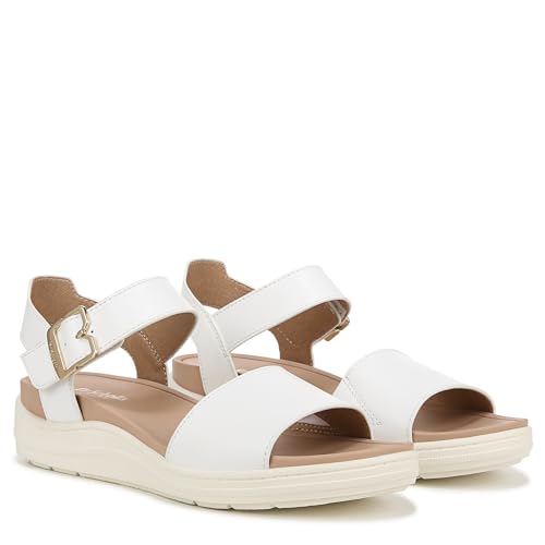 Dr. Scholl's Shoes Women's Time Off Sky Sandal, White Smooth, 8 by Dr.Scholl's SHOES - Image 7