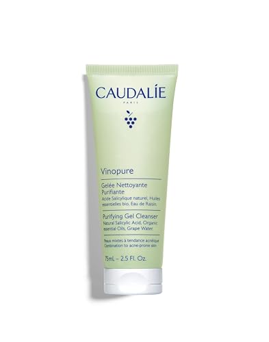 Caudalie Vinopure Gel Detergente Purificante all'Acido Salicilico - 75 mL