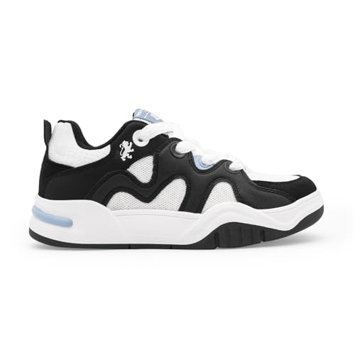Image of Red Tape Women's Sneakers White Mesh Pu Round Toe Lace-Up Easy Movement