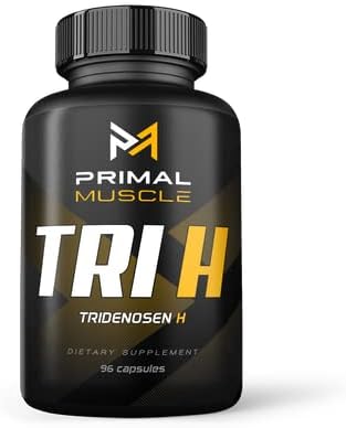 Tridenosen-H - ATP Muscle Endurance Supplement for Men and Women | Build Muscle and Increase Strength with Explsove Power - 168 Workout Energy Pills
