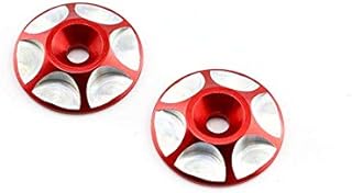 HobbyStar Wing Buttons, Red, 1/10 RC Buggy, Set of 2