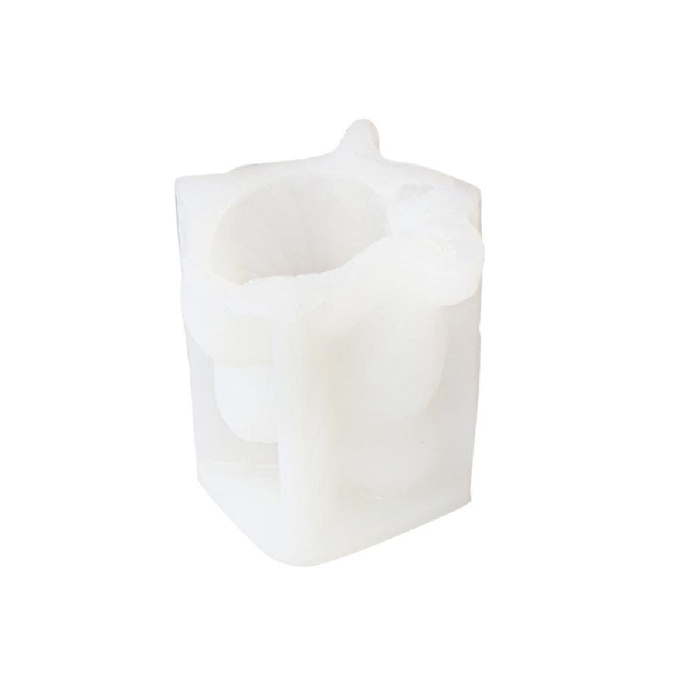 OFFILICIOUS Moldes de silicona 3D, molde de resina para hacer jabón de chocolate, decoración del hogar, molde 3D, molde de silicona, molde de bricolaje, jabón, manualidades