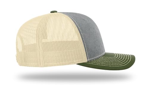 Image of Richardson 112 Trucker Hat - Premium Blank Baseball Cap, Adjustable Snapback Hat - Structured Six Panel Richardson Blank Hats