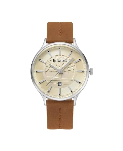 Timberland Reloj Analógico para Hombre de Cuarzo con Correa en Cuero TBL.15488JS/07