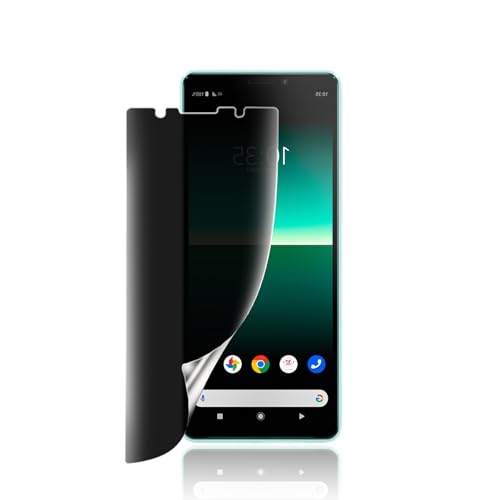 【覗き見防止】Xperia 10 II 用全面保護フィルムTPU素材 自動修復 docomo SO-41A / au SOV43 覗き見防止フィルム 3D設計で反射防止、気泡レス、キズ修復機能、プライバシー のぞき見防止 xperia10 ii用 横から見