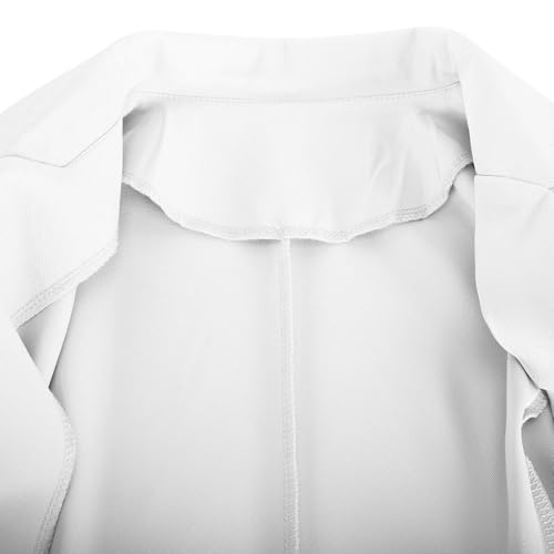 Blazers for Women Business Casual Long Sleeve Button Down Jackets for Women Lightweight Womens Fall Fashion 2024 White - Thumbnail 5