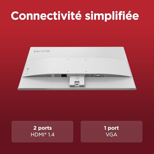 Lenovo L27 4C Écran LED 27 1920 x 1080 Full HD @ 144 Hz IPS 300 cdm² 1500:1 1 ms 2xHDMI VGA haut parleurs nuage - vue 10